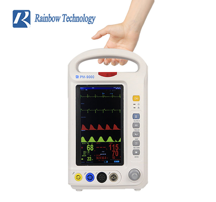 7-Zoll-tragbarer multi Parameter Monitor-Farbbildschirm Vital Signs Patient Monitor