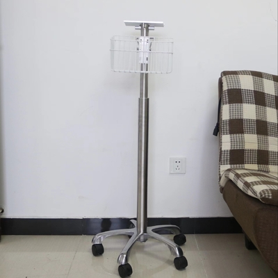 Wirtschaftliche Höhen-justierbarer Patientenmonitor-Laufkatzen-Wagen für Krankenhaus