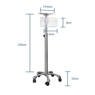 Zoll Vital Signs Patient Monitor Trolley des Krankenhaus-Überwachungs-Schwenker-Stand-12