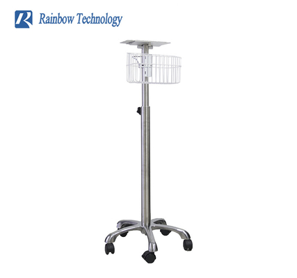 Stand-Edelstahl-medizinisches Instrument-Patientenmonitor-Laufkatze für Krankenhaus