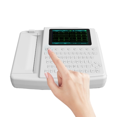 Krankenhaus-Farbe-TFT-Touch Screen elektronische EKG ECG Maschine 7 Zoll