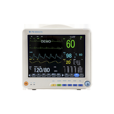 Hochwertiges tragbares EKG-ICU-Patientenmonitor 12,1 Zoll Farb-TFT-Bildschirm-Patientenmonitor