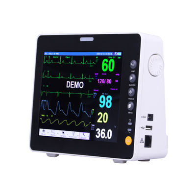 Tragbarer Multi-Parameter-Patientenmonitor mit hochhelligem 8-Zoll-Display, dreistufigem Alarm und eingebautem Akku für den klinischen Einsatz