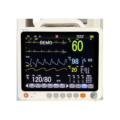 12,1-Zoll-Multi-Parameter-Patientenmonitor mit hochauflösendem Farb-TFT-LCD, Arrhythmie-Analyse und ST-Berechnung