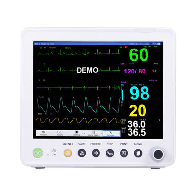 12,1-Zoll-Multi-Parameter-Patientenmonitor mit 6 Parametern und optionalem ETCO2 für Intensivstationen und am Krankenbett