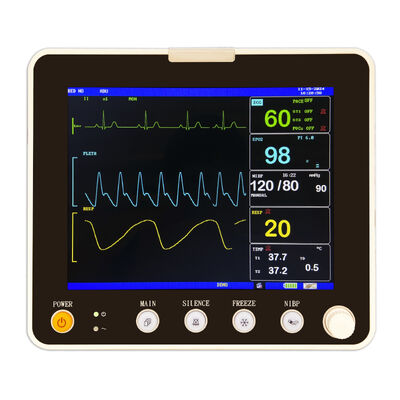 Tragbare 6-Parameter-Multi-Parameter-Patientenmonitor mit 8-Zoll-Farb-TFT-Display für Krankenhaus und Klinik