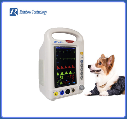 Tierklinik-Veterinärüberwachungsgerätfarbe TFT LCD mit digitalem Sauerstoff