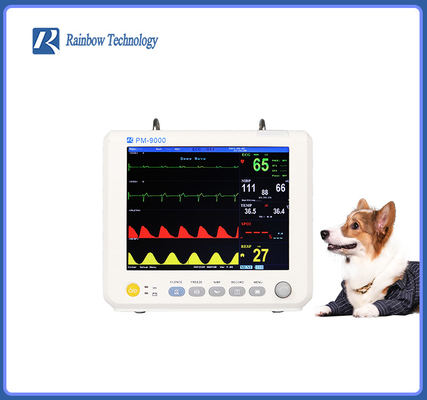 Multi Parameter HAUSTIER Tierarzt-Instrument-Mini Veterinary Vital Signs Monitors Icu