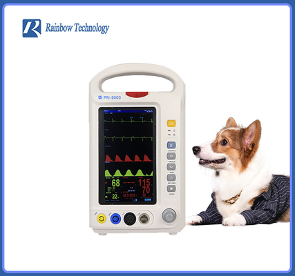 7 Zoll-Handveterinärüberwachungsgerät-multi Parameter-Tierarzt-Klinik-Ausrüstung
