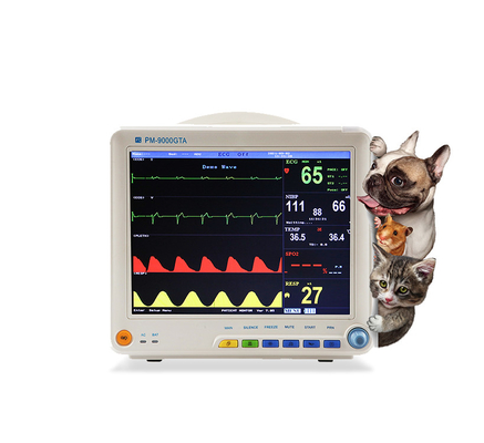 Multiparameter-Veterinärüberwachungsgerät 12. 1&quot; TFT-Touch Screen Patientenmonitor