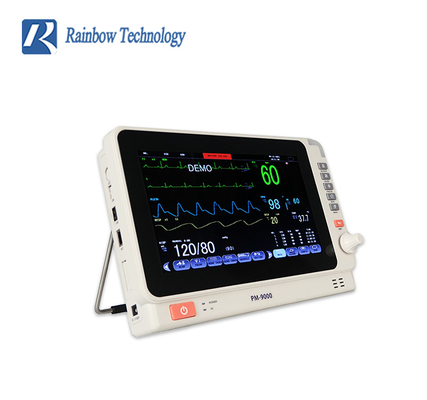 10-Zoll-Farb-TFT-Display Multiparameter Medical Mobile Patient Monitor für Krankenhaus