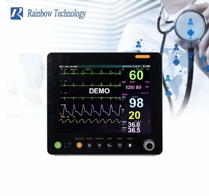 15 multi Parameter-Patientenmonitor Digital Zoll-Farbe-TFT LCDs Vital Signs ICU handgetragen
