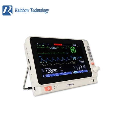 Tragbarer 10,1-Zoll-Multiparameter-Monitor mit 8-Stunden-Akku und 1 Jahr Garantie