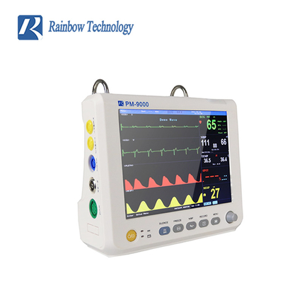 Krankenhaus-medizinische 8 Zoll-Vital Signs Patient Monitor With-Stand-Laufkatze optional