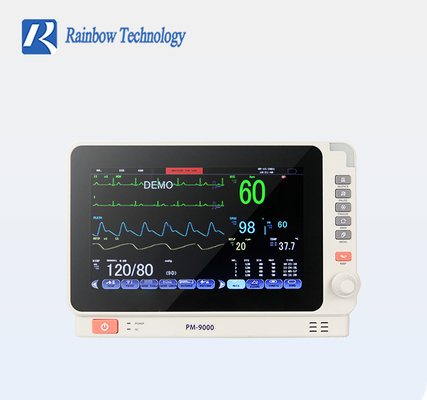 10.1 Zoll TFT-Multiparameter-Vitalsignal-Monitor mit Stehhalter