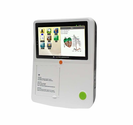 Fabrikpreis Portable 7-Zoll-Touchscreen 12 Blei 3/6 Kanal EKG-Maschine