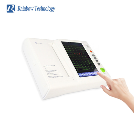 Hot-Selling 10 Zoll Touchscreen EKG-Maschine 12 Leads 12 Kanal EKG-Gerät