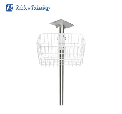 Krankenhausmedizinischer Monitor Mobilstand Trolley / Karrenhöhe mit Korb verstellbar