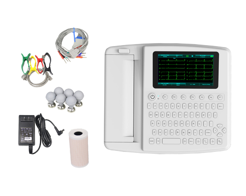 7 Maschine PC ECG der Zoll EKG Kardiograph-Maschinen-12 des Kanal-ECG Software