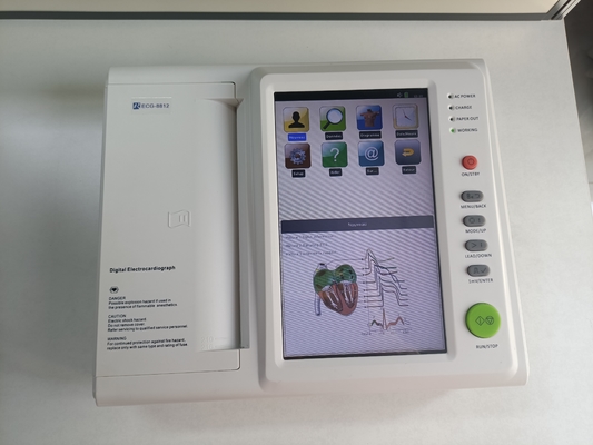 Hot-Selling 10 Zoll Touchscreen EKG-Maschine 12 Leads 12 Kanal EKG-Gerät