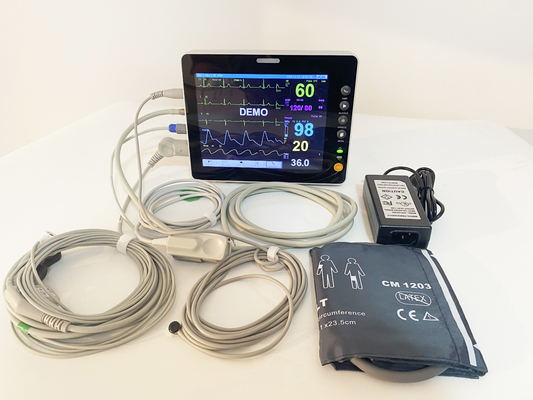 Medizinische Patientenüberwachung 8 Zoll TFT LCD-Patientenmonitor mit sechs Standardparametern