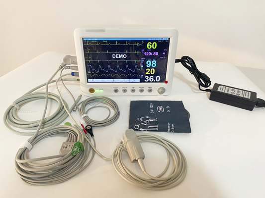 10.1 Zoll Farb-TFT-Display 6 Parameter Herzmonitor Vitalzeichenmonitor