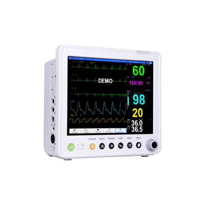 Tragbare 12,1 Zoll LCD-Bildschirm Lebenszeichen Patientenmonitor mit Standhalter