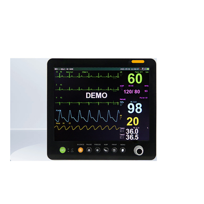 15 Zoll tragbarer Multiparameter-Patientenmonitor Herzüberwachungsgerät für medizinische Zwecke