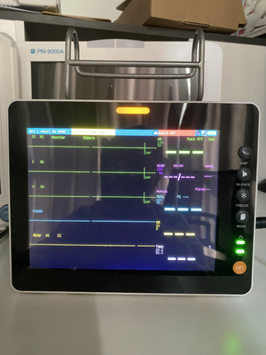 8 Zoll tragbare menschliche Nutzung Vitalzeichen Monitor Multiparameter EKG Monitor Krankenhaus Bettenmonitore