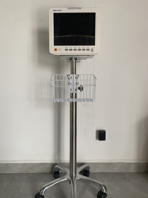 Medizinisches Gerät 12 Zoll Multiparameter TFT-Bildschirm Patientenmonitor mit Standwandhalterung