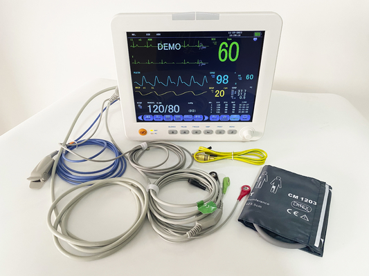 Hochwertiges Multiparameter-Patientenmonitor 6 Parameter 12,1 Zoll Patientenmonitor Krankenhaus Intensivstation