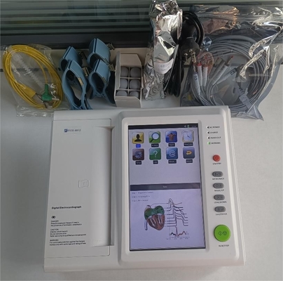 China heiß verkaufte 12 Kanal 12lead EKG-Maschine für das Krankenhaus