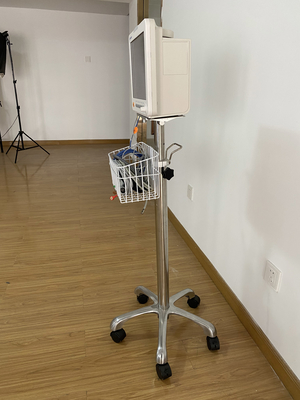 Mehrparameter-ICU-Patienten-Monitor Preis Krankenhaus Medizinischer Patienten-Monitor Mobiler Stand Mobiler Wagenwagen