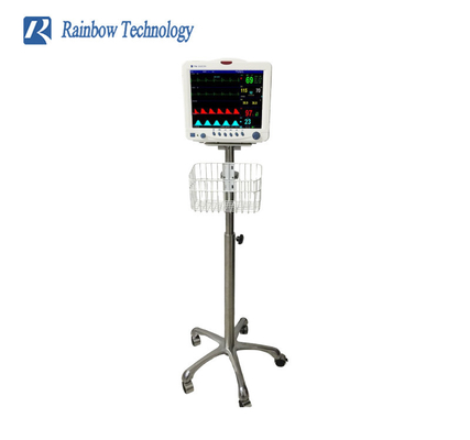 Der günstige moderne Stil Klinik Trolley Wagen Monitor Trolley für Patientenmonitor