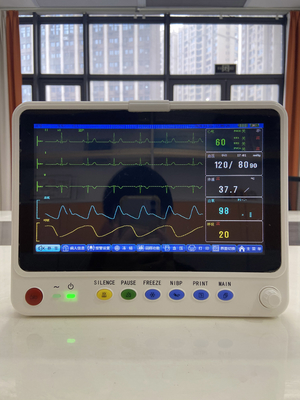 Chinesischer Hersteller Tragbarer 10-Zoll-Ultradünner Patientenmonitor Multi-Parameter-Bettseitige Zahnuntersuchungs-Therapiegeräte