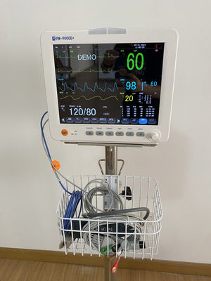 Leichtgewicht 3,9 KG Multiparameter Patient Monitor mit 12,1 Zoll Farb-TFT-Display und Trolley/Wall Bracket Montageoption