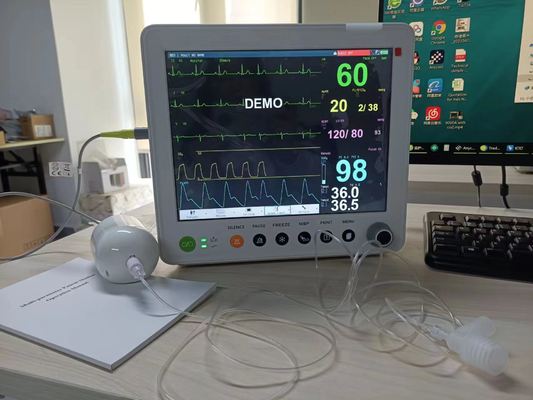 12,1-Zoll-Multi-Parameter-Patientenmonitor mit 6 Parametern und optionalem ETCO2 für Intensivstationen und am Krankenbett