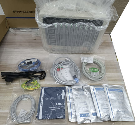 6-Parameter Patient Monitor mit Trolley, Bettseite und elektrischer Stromquelle, 1 Jahr Garantie