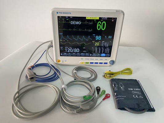 6-Parameter-Multiparameter-Patientenmonitor mit hochpräzisen Modulen, digitaler Sauerstofftechnologie und 12,1-Zoll-Farb-TFT-Display