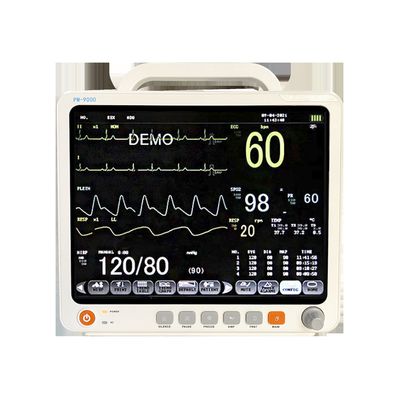 Rainbow PM-9000A+ 12,1 Zoll Farb-TFT-Display Multi-Parameter Patientenmonitor mit 1 Jahr Garantie und 2 Jahren Haltbarkeit