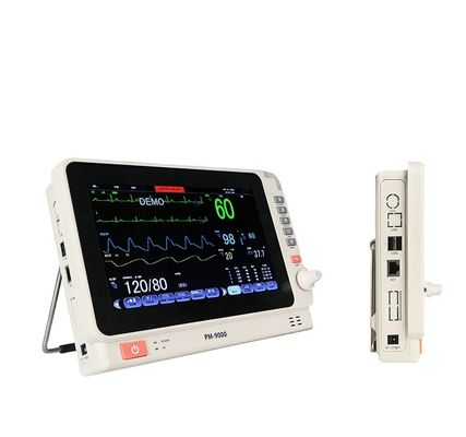Tragbarer Multi-Parameter-Patientenmonitor mit LED/LCD-Anzeige, drahtloser Konnektivität und Sicherheitsstandard GB/T18830-2009