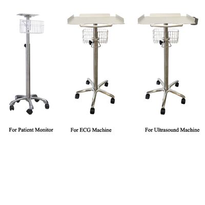 Moderne Design-Metall-Patient-Monitor-Trolley mit OEM-Service für Krankenhaus-Medizinkorb