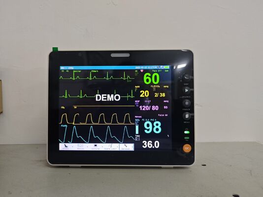 8 Zoll Farb-LCD-Display Multi-Parameter-Patientenmonitor ISO-zertifiziertes Instrument der Klasse II mit 1-jähriger Garantie