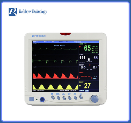 Farbbildschirm-tragbarer Vital Signs Monitor Multiparametric Patient-Monitor des Krankenhaus-12,1“