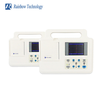 EKG-Maschine mit Analyse 12 Leads Elektrokardiogramm ECG-Maschine