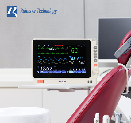 10-Zoll-Farb-TFT-Display Multiparameter Medical Mobile Patient Monitor für Krankenhaus