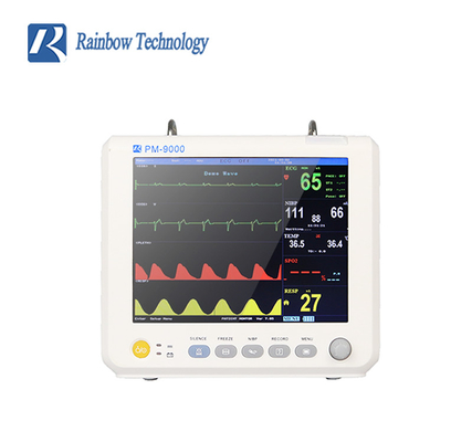 220V 8 Zoll NIBP tragbare ICU Monitor für Krankenhaus Familie