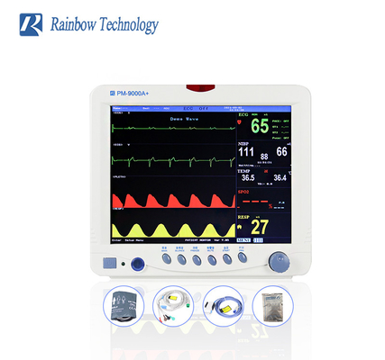 Farbbildschirm-tragbarer Vital Signs Monitor Multiparametric Patient-Monitor des Krankenhaus-12,1“